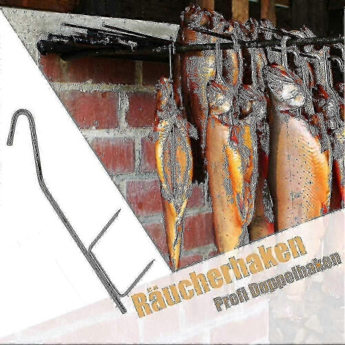 10 kpl Suitsukekoukut Savustuskalakoukut BBQ-savuttajille Grillaustarvikkeet HY 1