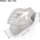 Decorative Tablecloth Clips - Thick Stainless Steel 8 Pack Silver Leaf Design 3