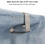 Decorative Tablecloth Clips - Thick Stainless Steel 8 Pack Silver Leaf Design 2