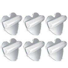Multi-Function Invisible Anti-Slip Sheet Clips 6pcs White