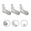 8pcs Transparent Plastic Tablecloth Clips for Outdoor Use 3