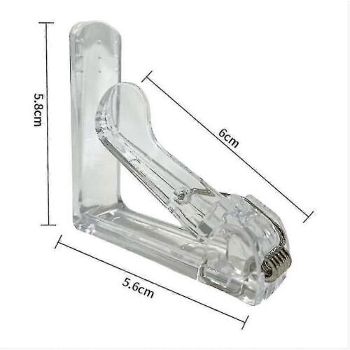 8pcs Transparent Plastic Tablecloth Clips for Outdoor Use 1