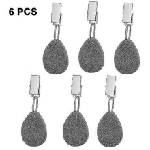 Tablecloth Weights 6 Pieces Tablecloth Weights With Clips Marble Tablecloth Weights Tablecloth Weights