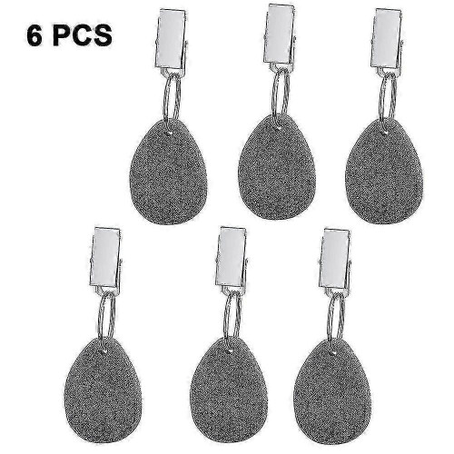 Tablecloth Weights 6 Pieces Tablecloth Weights With Clips Marble Tablecloth Weights Tablecloth Weights