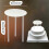 Plastic Cake Boards Cake Dowel Rods for Tiered Cake Construction and Stacking Round Dessert Support 3