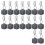 Clip cube weights for table covers - 16PCS marble pendant stones decor 1
