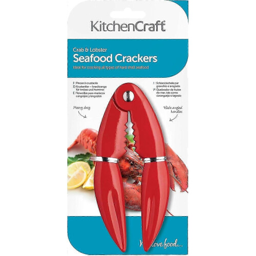 Kitchencraft Cracker per chele di granchio e aragosta, struttura in metallo resistente, robusto e versatile, 1