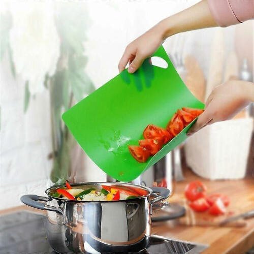 Color Coded Cutting Board Set Bpa Free Antibacterial Plastic Kitchen Boards Dishwasher Safe Breakfast 2