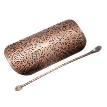 1 ensemble de service à thé japonais avec cuillère à café et rangement pour feuilles de thé en vrac,