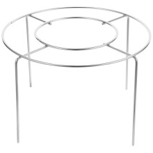 Jäähdytysritilät ruostumattomasta teräksestä valmistettu metallilanka, hopea 22,00 x 22,00 x 14,00 cm