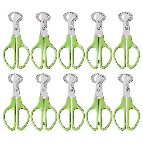 10pcs Quail Egg Shell Cutters Separator Cigar Cutter Stainless Steel Blade Tool