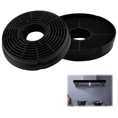 2 stück Dunstabzugshaube Filter Dunstabzugshaube Filter Indoor BBQ Haube Filter Öl Purifiering Filter 1