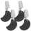 Outdoor Table Weights Rectangular Clip Stone Iron Prevent Slipping Picnics 4Pcs 1