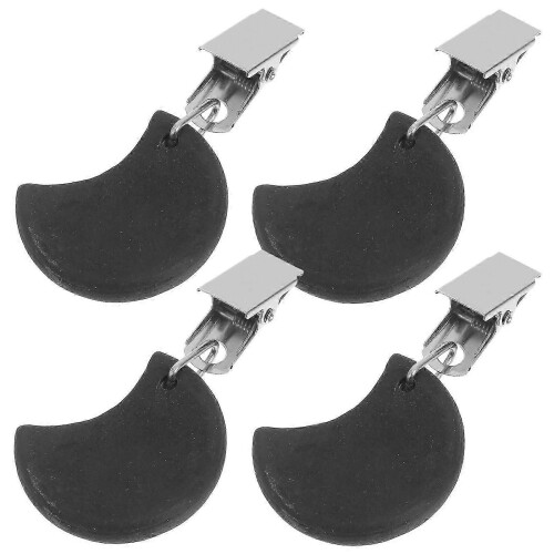 Outdoor Table Weights Rectangular Clip Stone Iron Prevent Slipping Picnics 4Pcs 1