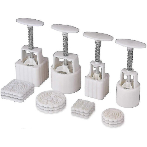 12-Pattern Mooncake Mold for Mid-Autumn Festival (4 Sets) 2