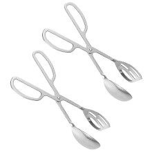 RVS Voedsel Serveertang Buffettang Keukengereedschap Schaar Vorm .00X4.50X3.00CM Hittebestendig
