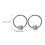 12 Pcs Solid Ring Handle: Sturdy Construction Provide A Secure Grip - Metal Pull Rings For Chopping 3