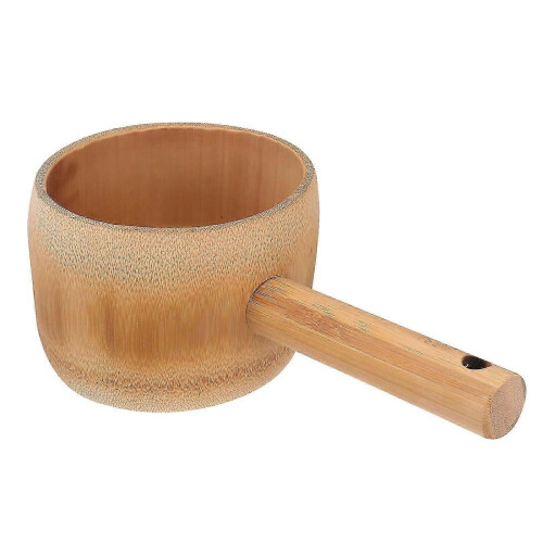 Practical Bamboo Water Ladle, Long Handle Design, Comfort and Safety 1