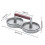 Pressa per hamburger antiaderente Burger Kitchen Pressa per hamburger Patty Maker per una pulizia perfetta 2