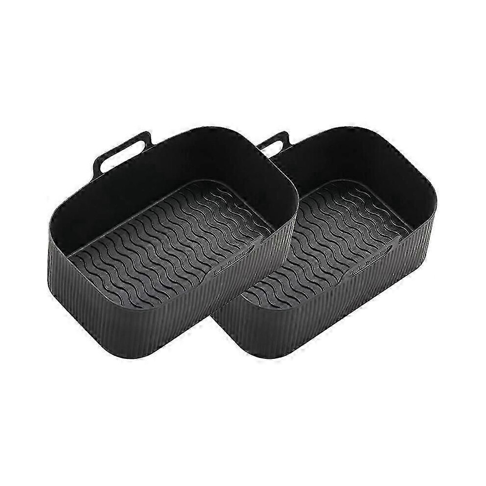 Air Fryer Liner für Ninja Air Fryer Dual, wiederverwendbare Air Fryer Silikon Liner für Ninja Air Fryer