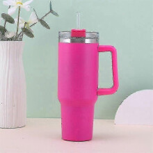 Stainless Steel Insulated Water Bottle 1.2 Liter with Straw Lid - Perfect for Travel and as a Coffee