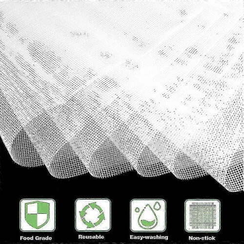 Silicone Reusable Fine Mesh Sheets for Fruit Dehydrator Tray Liner 1