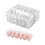 60 Pack Clear Plastic Egg Cartons, Bulk Empty Egg Trays, One Dozen Chicken Egg Holders, Cheap Egg Storage 2