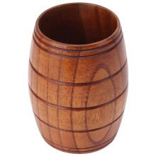 Jujube Wood Cup Wooden Cup Beer Muki Teekuppi kotiravintolan kuumille juomille 190ml / 6.7oz