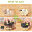 Onion Chopper Manual, Vegetable Cutter with Cable, Multi Chopper, Kitchen Onion Slicer, Universal Vegetable 2