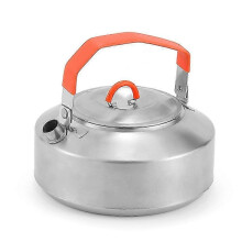 Outdoor Stainless Steel Kettle AntiScalding SilicaGel Handle Camping Coffee Kettle Portable Coffee Pot