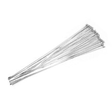 100pcs 4.6*450mm Stainless Steel Cable Tie Metal Self Locking Zip Tie Wrap Strap