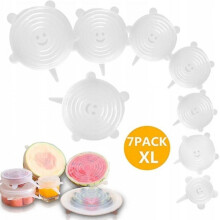 Food container covers 8pcs food silicone lids extensible silicone silicone lid 8 different sizes for