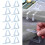 12 Pack Transparent Tablecloth Clips Plastic, Durable, Multi-purpose Clips For Home, Picnic, Camping, 2