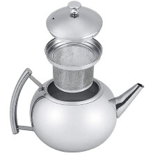 Coffee tea sets large capacity stainless steel teapot container coffee pot kettle filter 1.5L