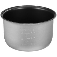 Replacement Rice Cooker Inner Pot Silver 18.50X18.50X10.80CM Heat Transfer 1Pcs