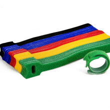 30pcs Nylon Reusable Cord Organizer 15*1.2cm T-type Cable Tie Wire Computer Data Cable Power Cable Tie