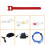 30pcs Nylon Reusable Cord Organizer 15*1.2cm T-type Cable Tie Wire Computer Data Cable Power Cable Tie 2