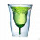 Becher mit einem Doppelglas Glas für Whisky 3