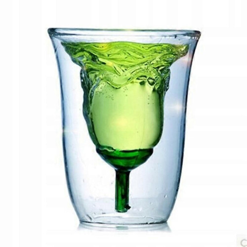 Becher mit einem Doppelglas Glas für Whisky 2