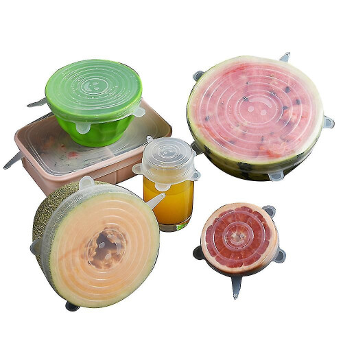 Silicone Stretch Lids Food Covers Reusable 2