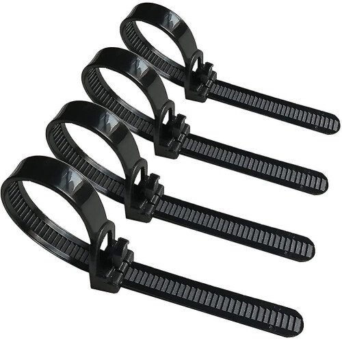 100pcs Reusable Ultra Tough Nylon Flexible Cable Ties