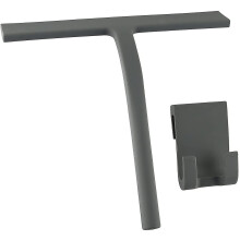 2023 - Silicone Shower Scraper, Black Silicone Scraper, Stainless Steel Shower Scraper, With Hook, No