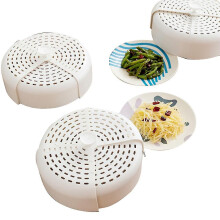 2 Pack Foldable Food Plate Cover Household Anti-fly Vegetable Cover Dish Cover Food Protector