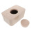 White Tissue Box Cover Modern Desktop Tissue Storage Box Rectangular Silicone Seal Design 1Set 2