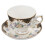 Ceramic Coffee Mug Set Daily Use Curved Handle Easy to Clean 1Set 1
