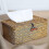 Handarbeit Stroh gewebt Tissue Box Serviettenhalter Organizer Home Decor 2