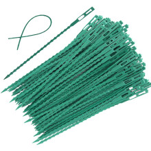 100 Pieces Adjustable Garden Plant Twist Ties, 9 Inch Flexible Plastic Twist Ties