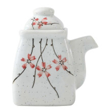 Ceramic Seasoning Pot Delicate Kitchen Tool For Cooking Aid Moisture-Proof Easy to Clean 1Pack