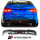 For BMW 3 Series E90 E91 M Sport Rear Valance Diffuser Splitter W/ LED 1