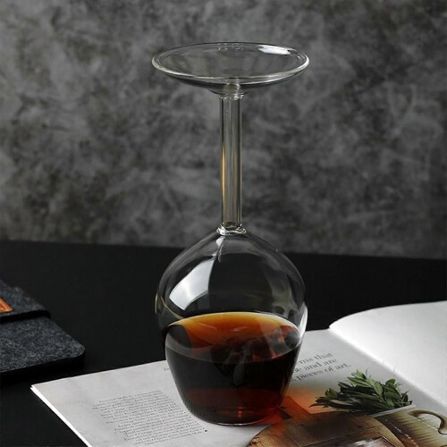 Inverted Tall Cup Wine Glasses Wine Glasses Practical 2